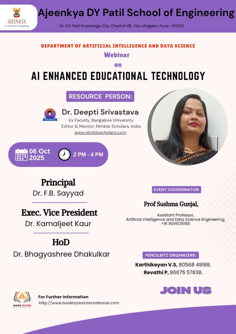 Webinar on "AI- AI-Enhanced Education Technology"